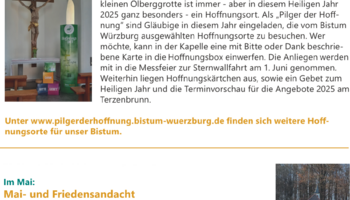 Einladung zu Veranstaltungen im Heiligen Jahr 2025